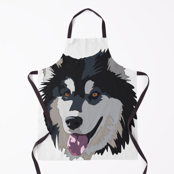 Item preview, Copy of Dark grey husky Alaskan malamute mix  designed and sold by LeahcarsArt.