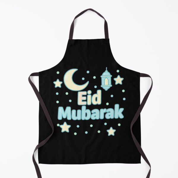 Item preview, Playful "Eid Mubarak" Cartoon Moon & Lantern (V.5) designed and sold by D-Islamic.