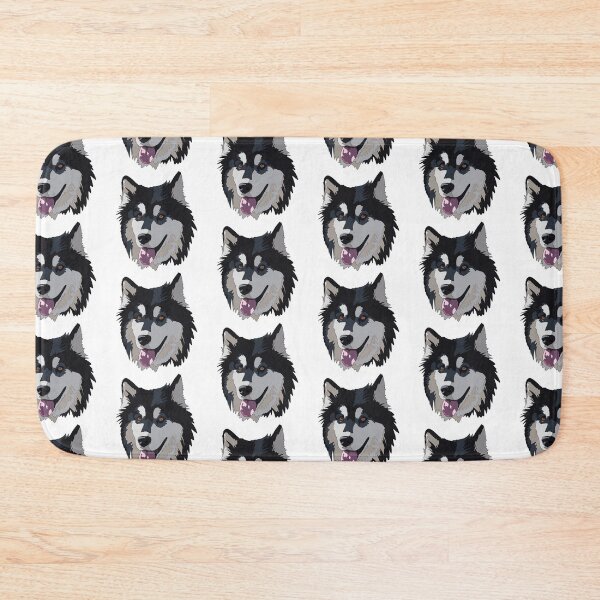 Item preview, Copy of Dark grey husky Alaskan malamute mix  designed and sold by LeahcarsArt.