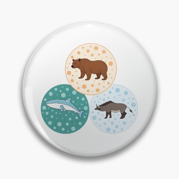 Item preview, Great Combination of Animal Filled Polka Dots designed and sold by Fabrifrank.