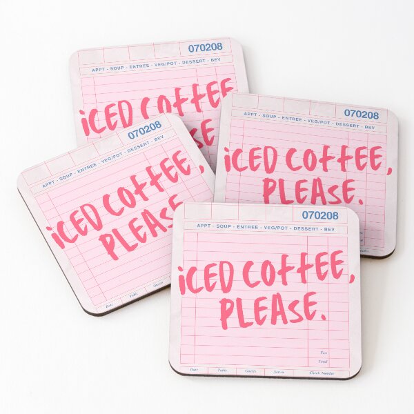 Item preview, Iced Coffee Guest Check designed and sold by Al Pal Art Co..