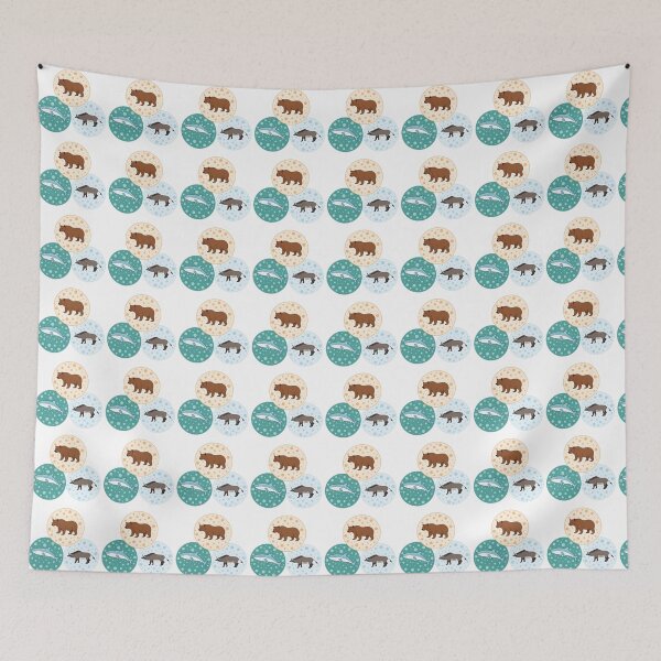 Item preview, Great Combination of Animal Filled Polka Dots designed and sold by Fabrifrank.