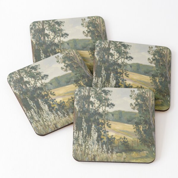 Item preview, French Countryside and Golden Fields  | Impressionist Art  designed and sold by CARRAANN.