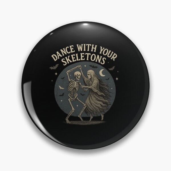 Item preview, Dance With Your Skeletons – Gothic Halloween Art designed and sold by AddictiveDesign.