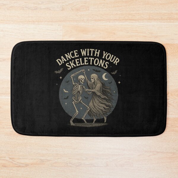 Item preview, Dance With Your Skeletons – Gothic Halloween Art designed and sold by AddictiveDesign.