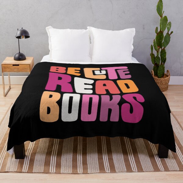 Item preview, be cute read sapphic books designed and sold by DesignsByAND.