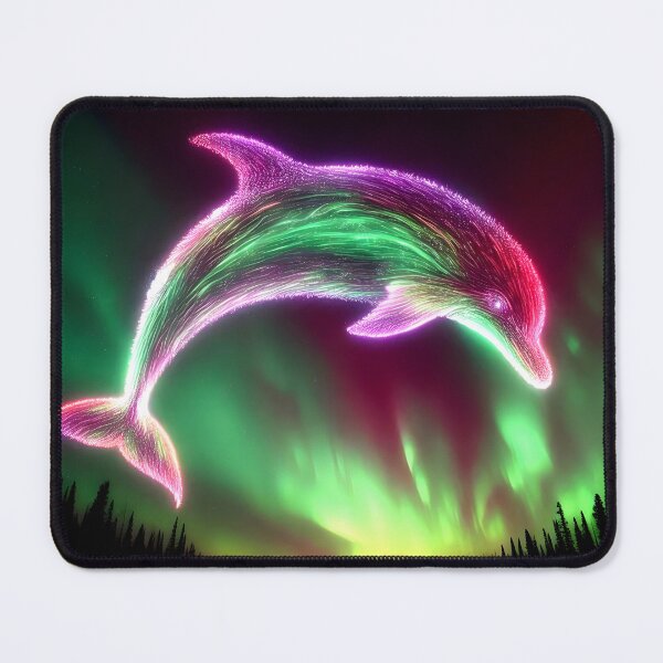 Item preview, Northern Lights Dolphin, Ai Generated Art designed and sold by ACC .