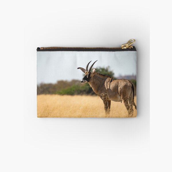 Item preview, Golden Savanna Sentinel — Roan Antelope with Oxpecker designed and sold by DavideAntoniani.