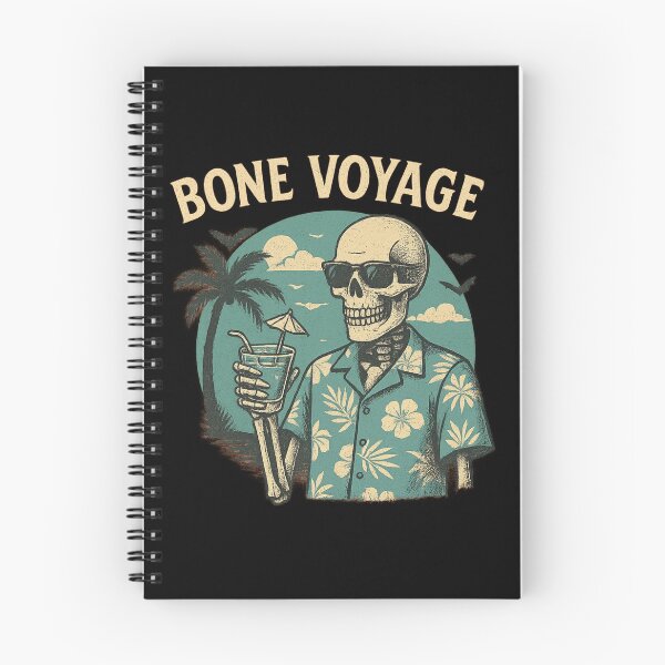Item preview, Bone Voyage – Retro Skeleton Vacation Design designed and sold by AddictiveDesign.