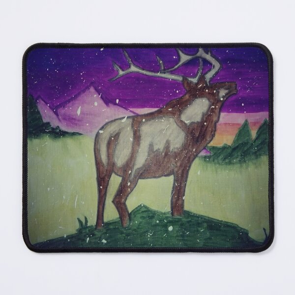 Item preview, Elk in a meadow designed and sold by Wizard-of-Ogden.