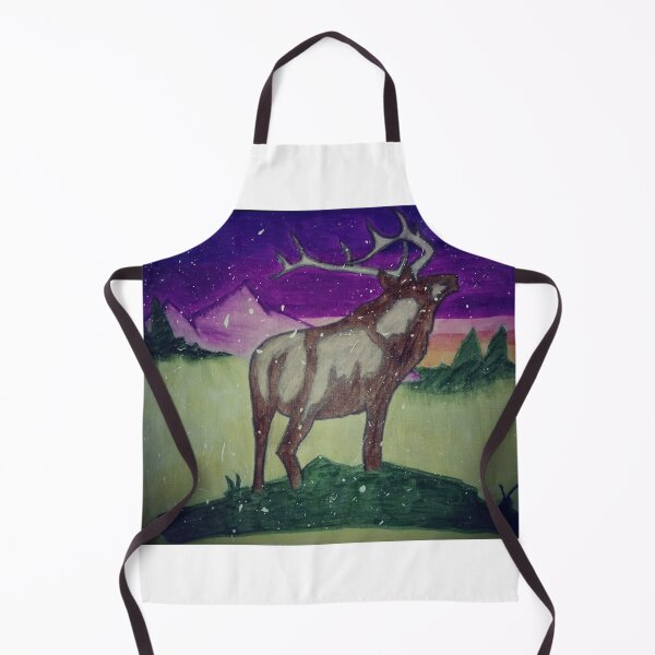 Item preview, Elk in a meadow designed and sold by Wizard-of-Ogden.