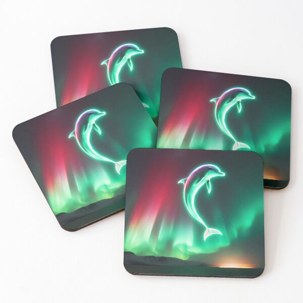 Item preview, Northern Lights Dolphin, Ai Generated Art  designed and sold by ACC .