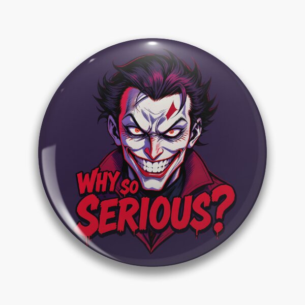 Item preview, Why So Serious – Anime Chaos Edition designed and sold by Artomera.