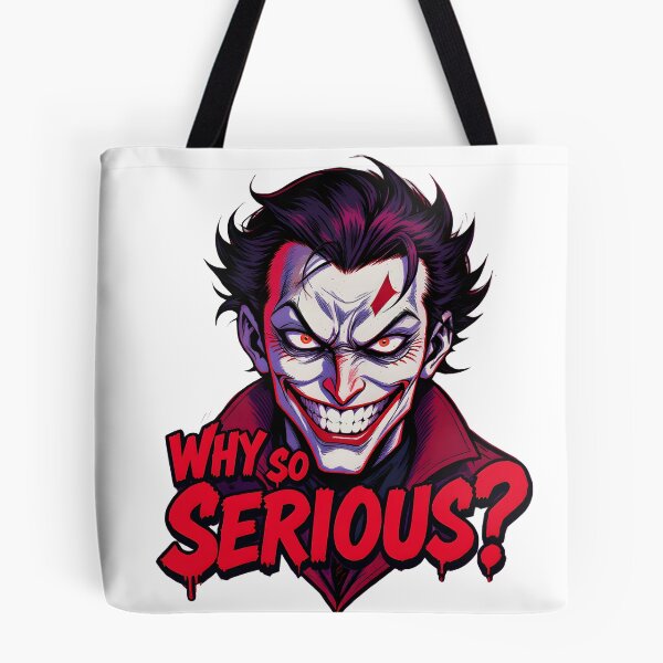Item preview, Why So Serious – Anime Chaos Edition designed and sold by Artomera.