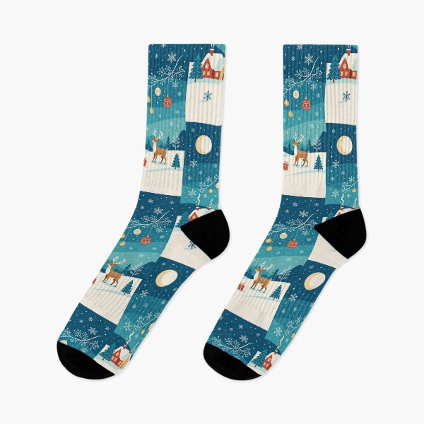 Item preview, Christmas Eve, reindeer in the snow designed and sold by Planet Utoppia.