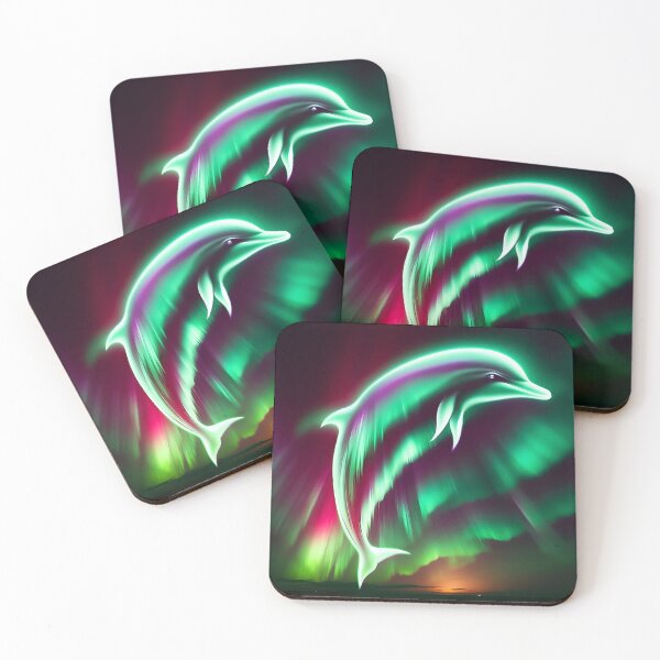 Item preview, Northern Lights Dolphin, Ai Generated Art  designed and sold by ACC .