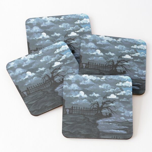 Item preview, Blue & Purple Seaside Cemetery designed and sold by Tiltybird.