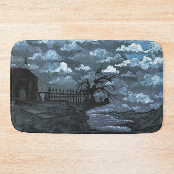 Item preview, Blue & Purple Seaside Cemetery designed and sold by Tiltybird.