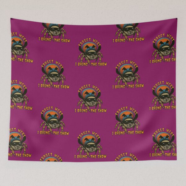 Item preview, FORGET WEBS - I BRING THE SHOW designed and sold by Pawethic Prints Studio.