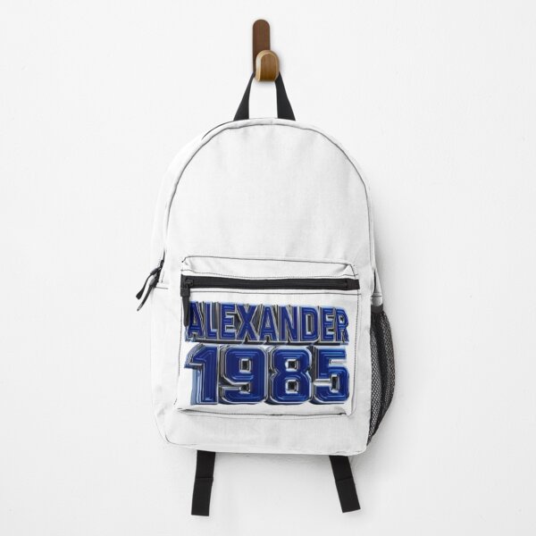 Item preview, Alexander 1985 – Blue Chrome Retro Name Design designed and sold by AlexLineArt.