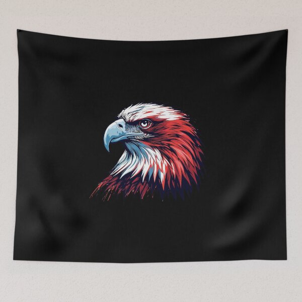 Item preview, Pop Art Eagle – Majestic Graffiti-Style Eagle Illustration designed and sold by Merch By Style.