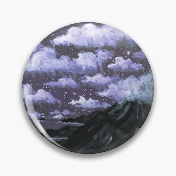 Item preview, Purple Seaside Night Sky designed and sold by Tiltybird.