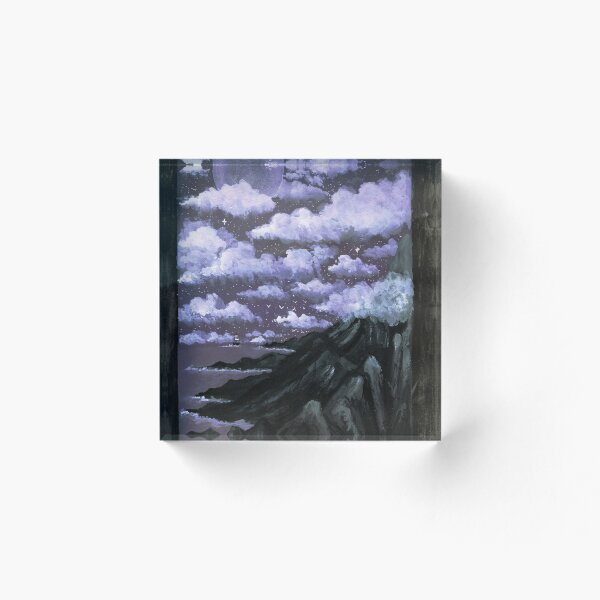 Item preview, Purple Seaside Night Sky designed and sold by Tiltybird.