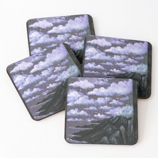 Item preview, Purple Seaside Night Sky designed and sold by Tiltybird.