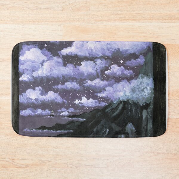 Item preview, Purple Seaside Night Sky designed and sold by Tiltybird.