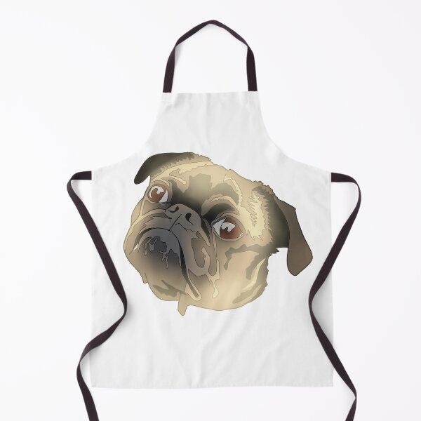 Item preview, Copy of Cute brown and black pug designed and sold by LeahcarsArt.