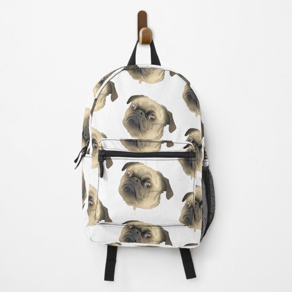 Item preview, Copy of Cute brown and black pug designed and sold by LeahcarsArt.