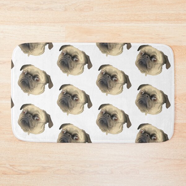Item preview, Copy of Cute brown and black pug designed and sold by LeahcarsArt.