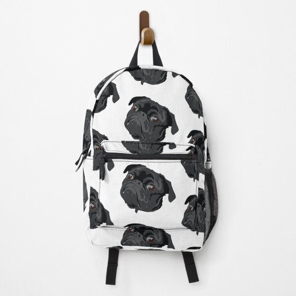 Item preview, Cute black pug designed and sold by LeahcarsArt.