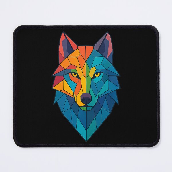 Item preview, Geometric Wolf – Modern Polygon Design in Color designed and sold by DarkNight9.
