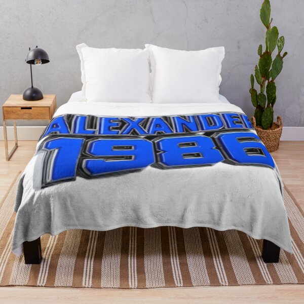 Item preview, Alexander 1986 – Blue Chrome Retro Name Design designed and sold by AlexLineArt.