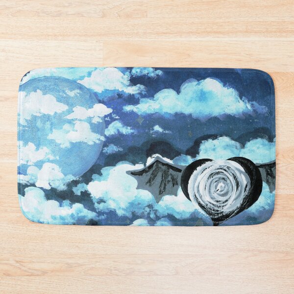 Item preview, Heart Bats in Blue designed and sold by Tiltybird.