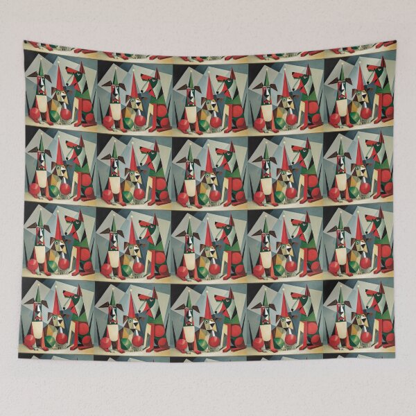 Item preview, Cubist Dogs  designed and sold by Pinkgnomie.