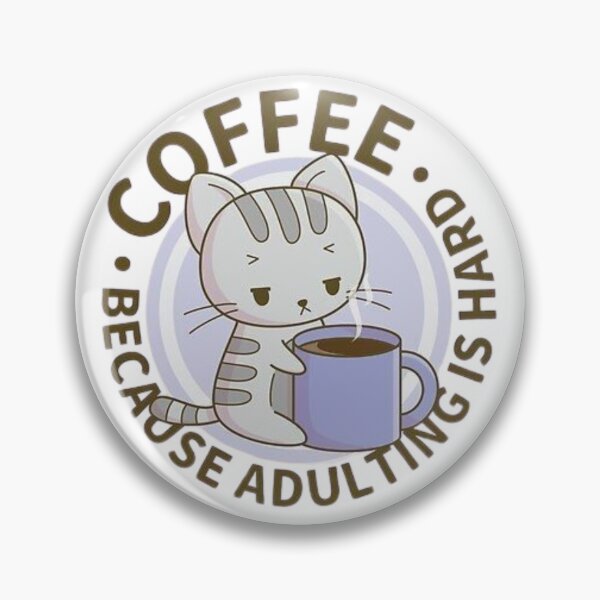 Item preview, Cat Having Coffee – Cute Morning Cat designed and sold by Ruchixa.