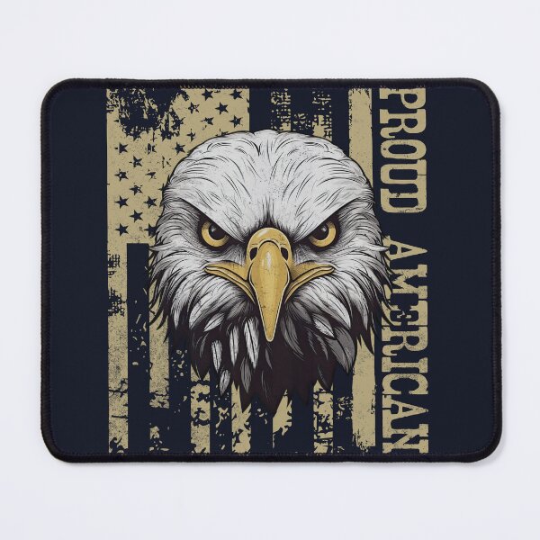 Item preview, Proud American - American Flag with Eagle designed and sold by Rich Summers Art.