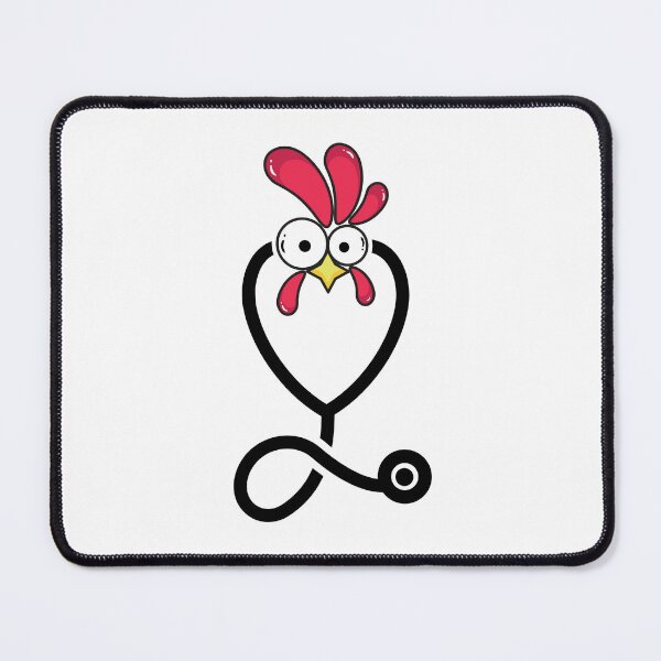 Item preview, Funny Nurse Chicken Farm Animal Humor For Medical Workers designed and sold by biomood.