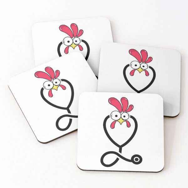 Item preview, Funny Nurse Chicken Farm Animal Humor For Medical Workers  designed and sold by biomood.