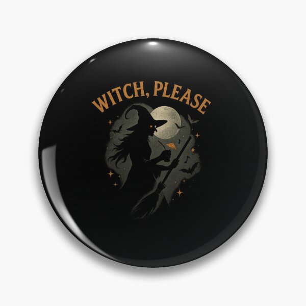 Item preview, Witch, Please – Retro Halloween Witch Design designed and sold by AddictiveDesign.