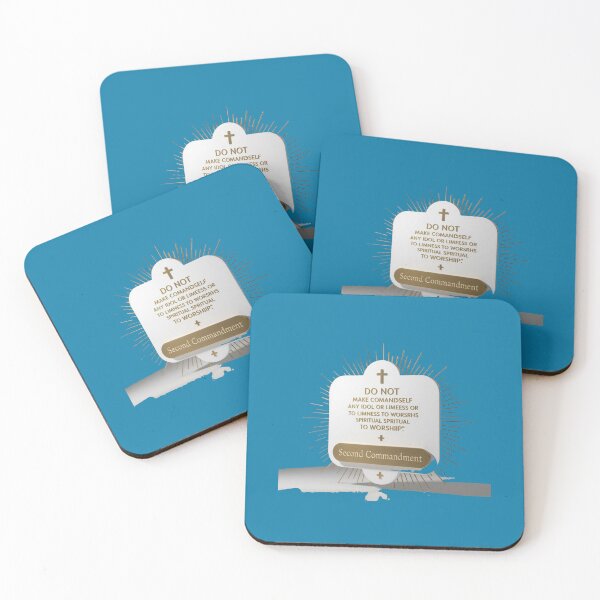 Item preview, The Second Commandment – 3D Holy Label, designed and sold by PaintMeWorld.
