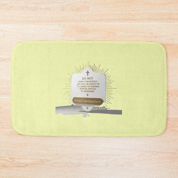 Item preview, The Second Commandment – 3D Holy Label, designed and sold by PaintMeWorld.