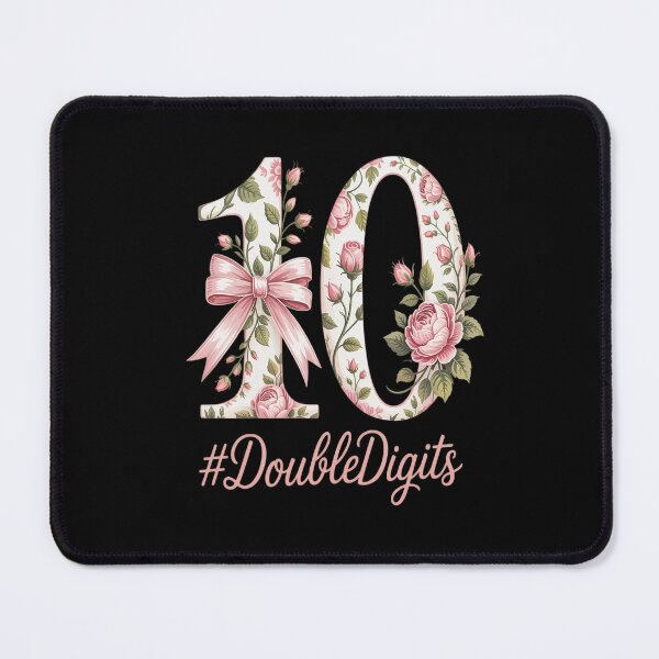 Item preview, 10th Birthday Girl Pink Coquette Bow 10 Year Old Aesthetic designed and sold by RansomFlatley.