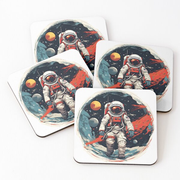 Item preview, Red Nebula Stroll designed and sold by Bold INK.