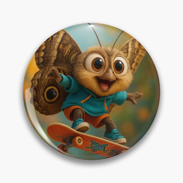 Item preview, Skater Owl Butterfly designed and sold by Sillytoe.