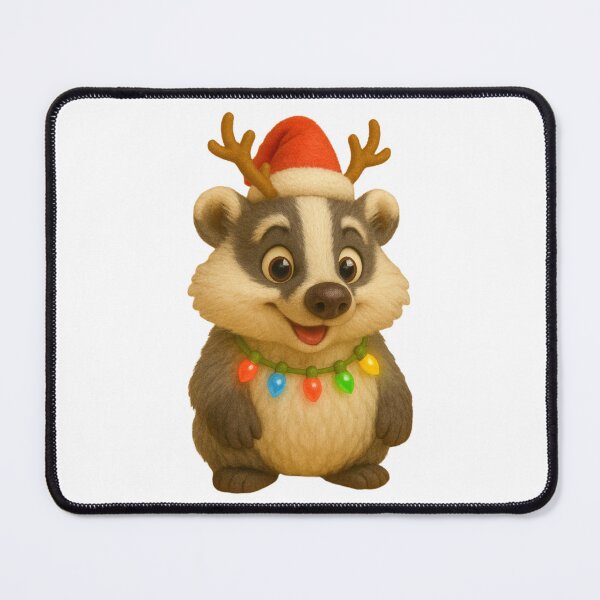 Item preview, Christmas Asain Badger designed and sold by Sillytoe.