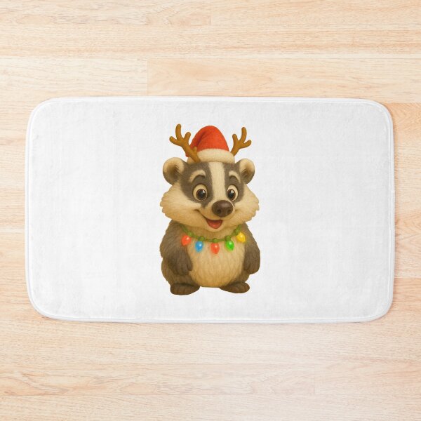 Item preview, Christmas Asain Badger designed and sold by Sillytoe.