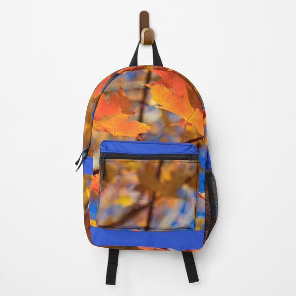 Item preview, Colorful autumn leaves on blue sky background designed and sold by olena2552.